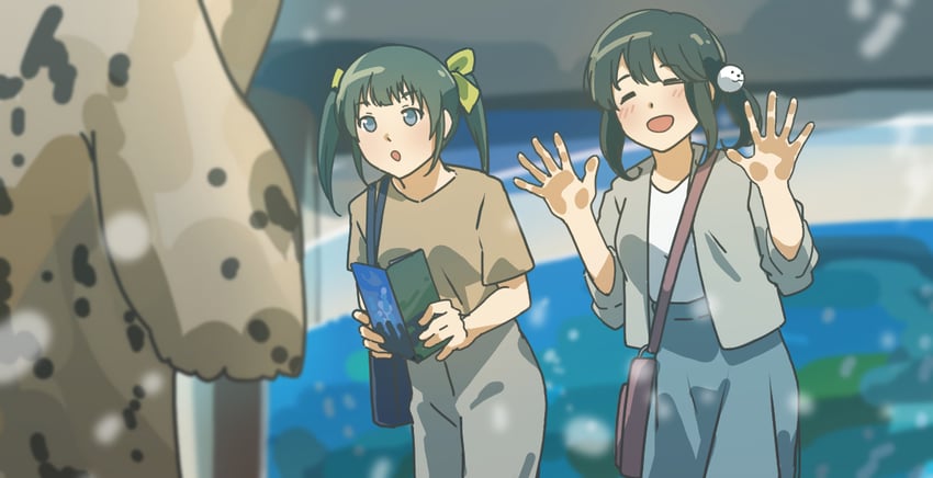 hitomi lala and fukui sayaka (hibike! euphonium) drawn by fuyuhino