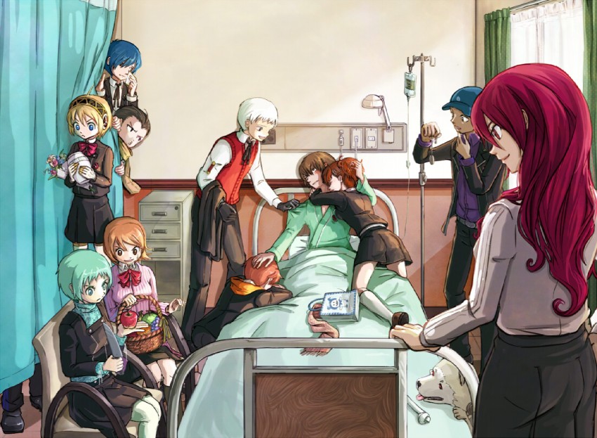 yuuki makoto, aigis, shiomi kotone, takeba yukari, kirijou mitsuru, and 9 more (persona and 2 more) drawn by asatsuki_kamo