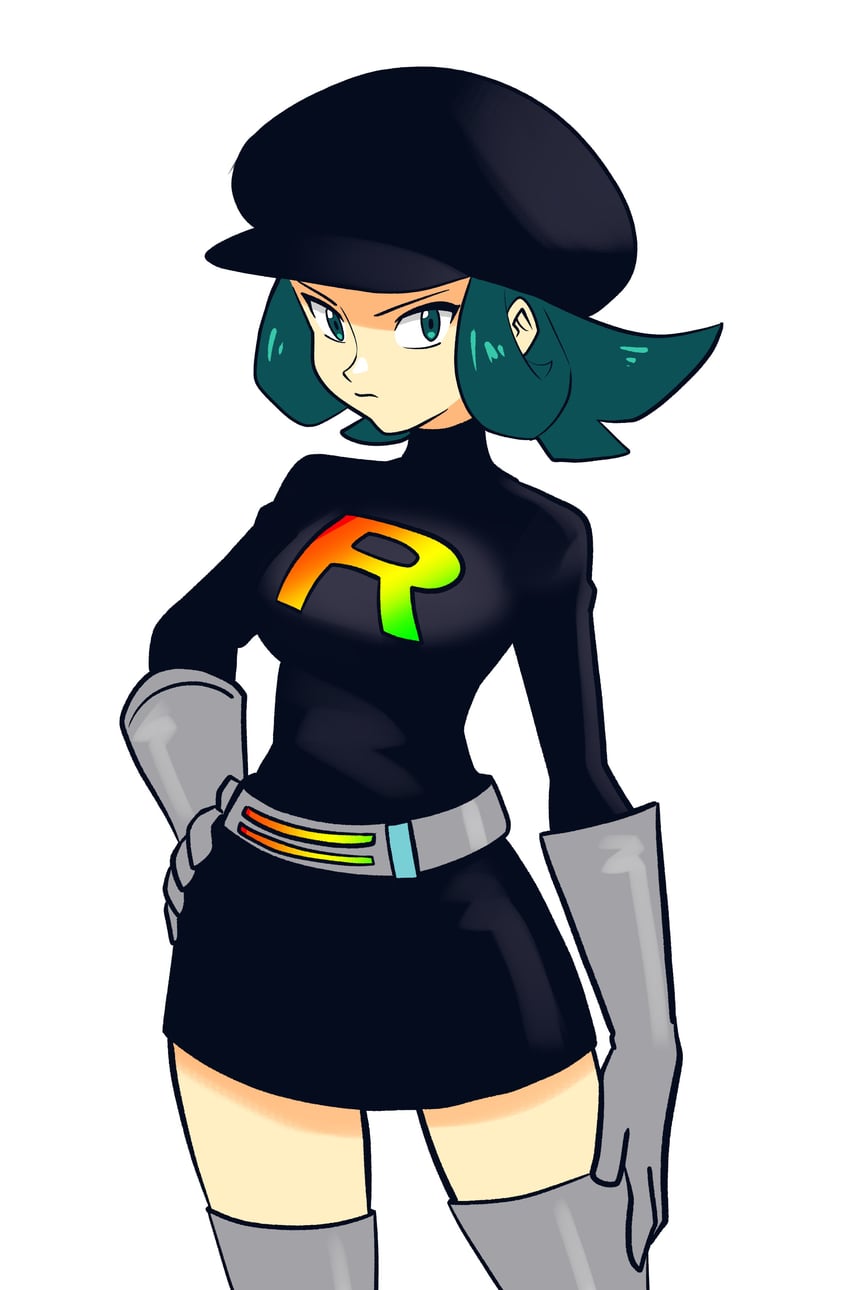 team rainbow rocket grunt (pokemon and 1 more) drawn by smgold