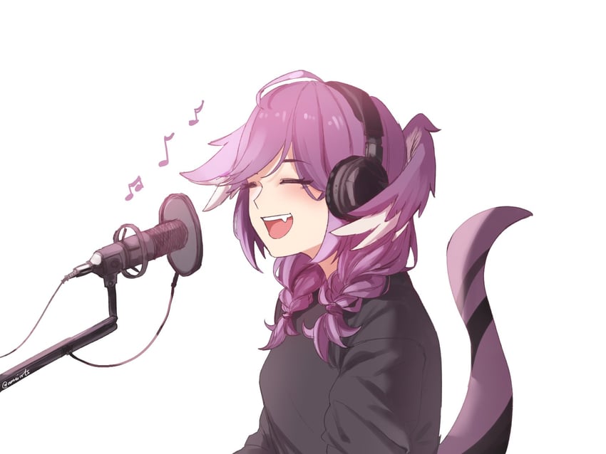 selen tatsuki (nijisanji and 1 more) drawn by ameiarts