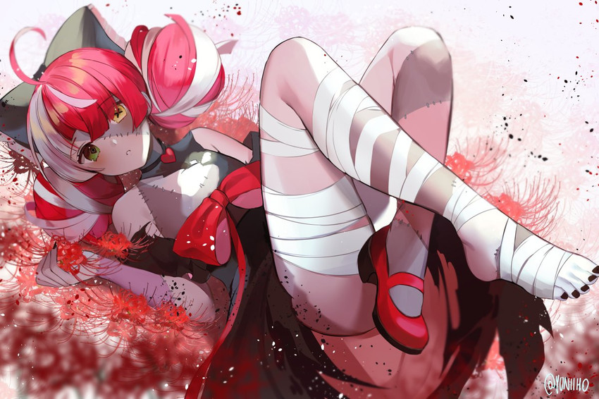 kureiji ollie (hololive and 1 more) drawn by yuniiho