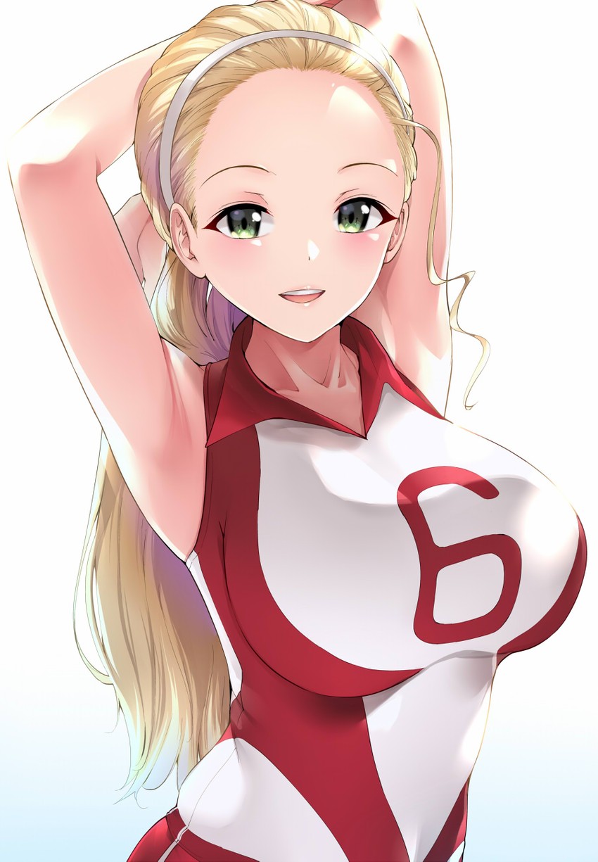 sasaki akebi (girls und panzer) drawn by amasora_taichi
