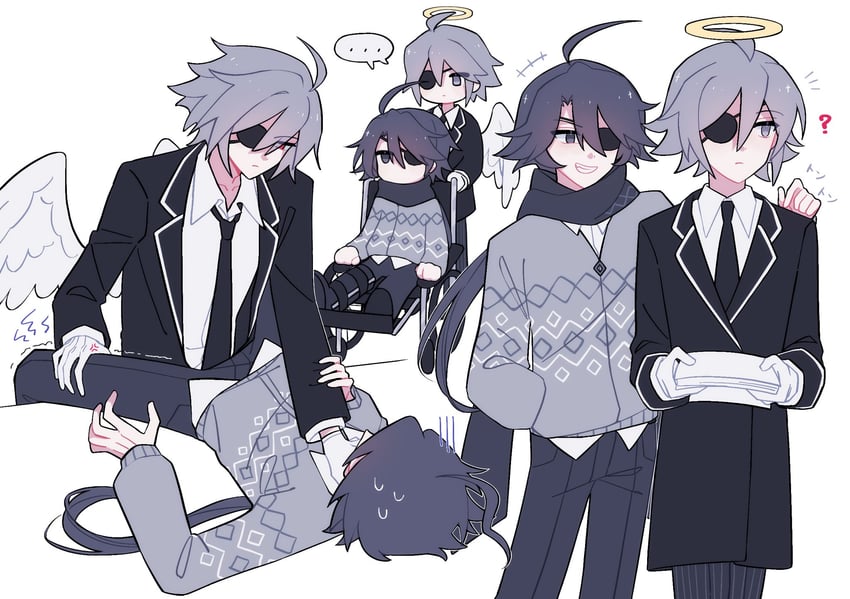 wodahs and alela grora (funamusea and 1 more) drawn by grenade72015524