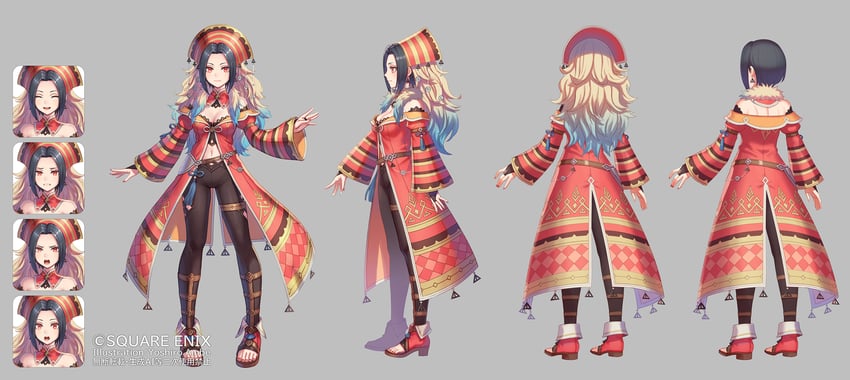emerald and court mage (saga and 1 more) drawn by anbe_yoshirou