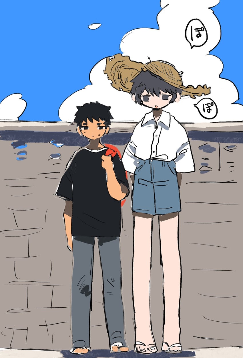 hasshaku-sama (original and 1 more) drawn by shima_(wansyon144)