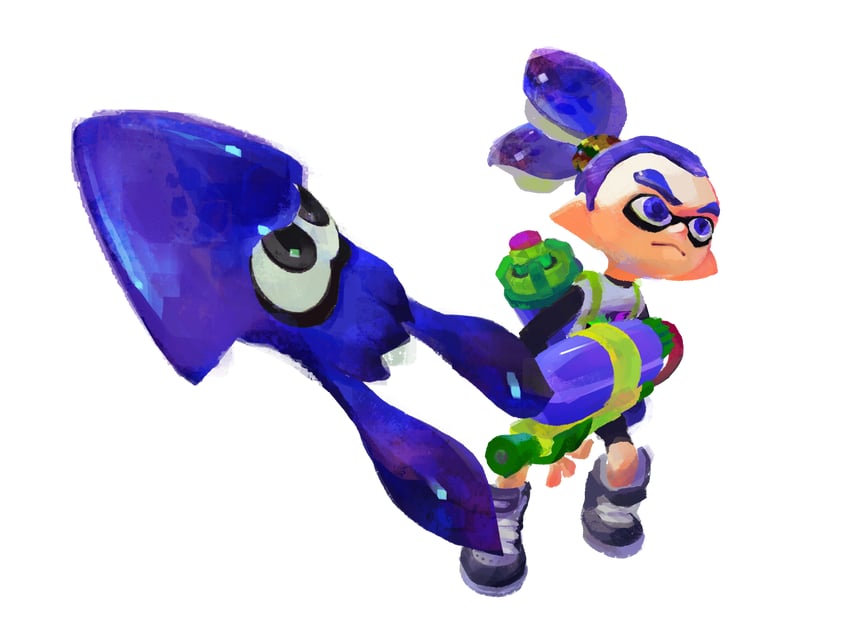 inkling player character, inkling boy, and john (splatoon and 1 more)