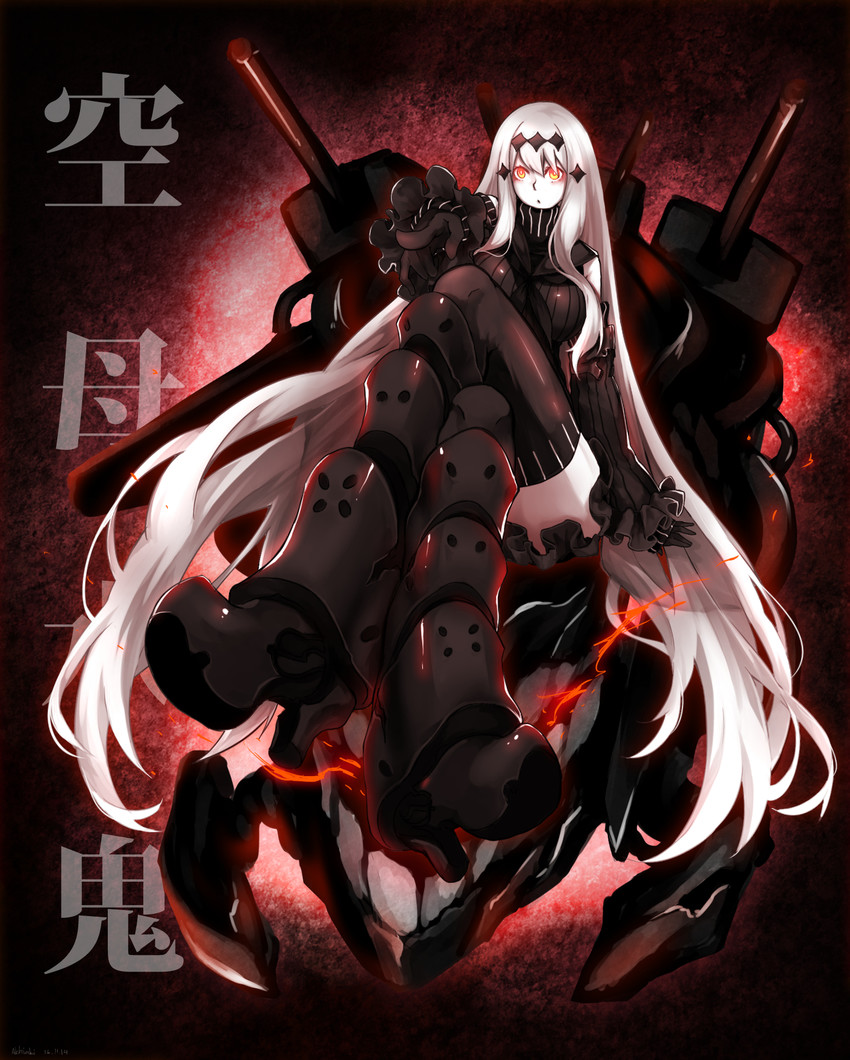 aircraft carrier water oni (kantai collection) drawn by al_chiaki