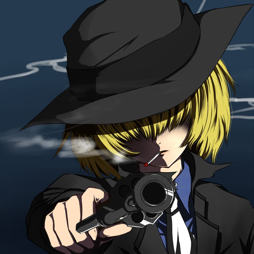 alice margatroid and jigen (touhou and 1 more) drawn by sakuna_brownie