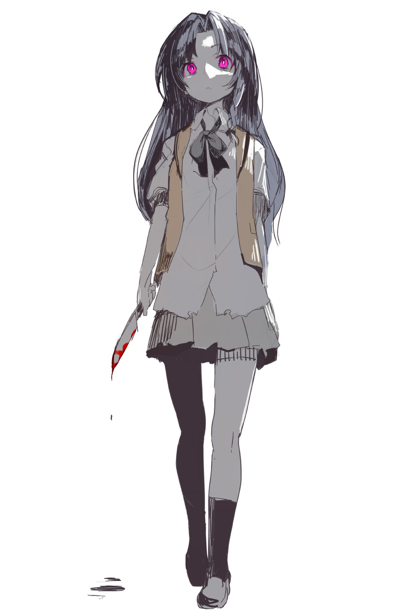 aoba moyuri (ore ga ikiru imi) drawn by shirabi