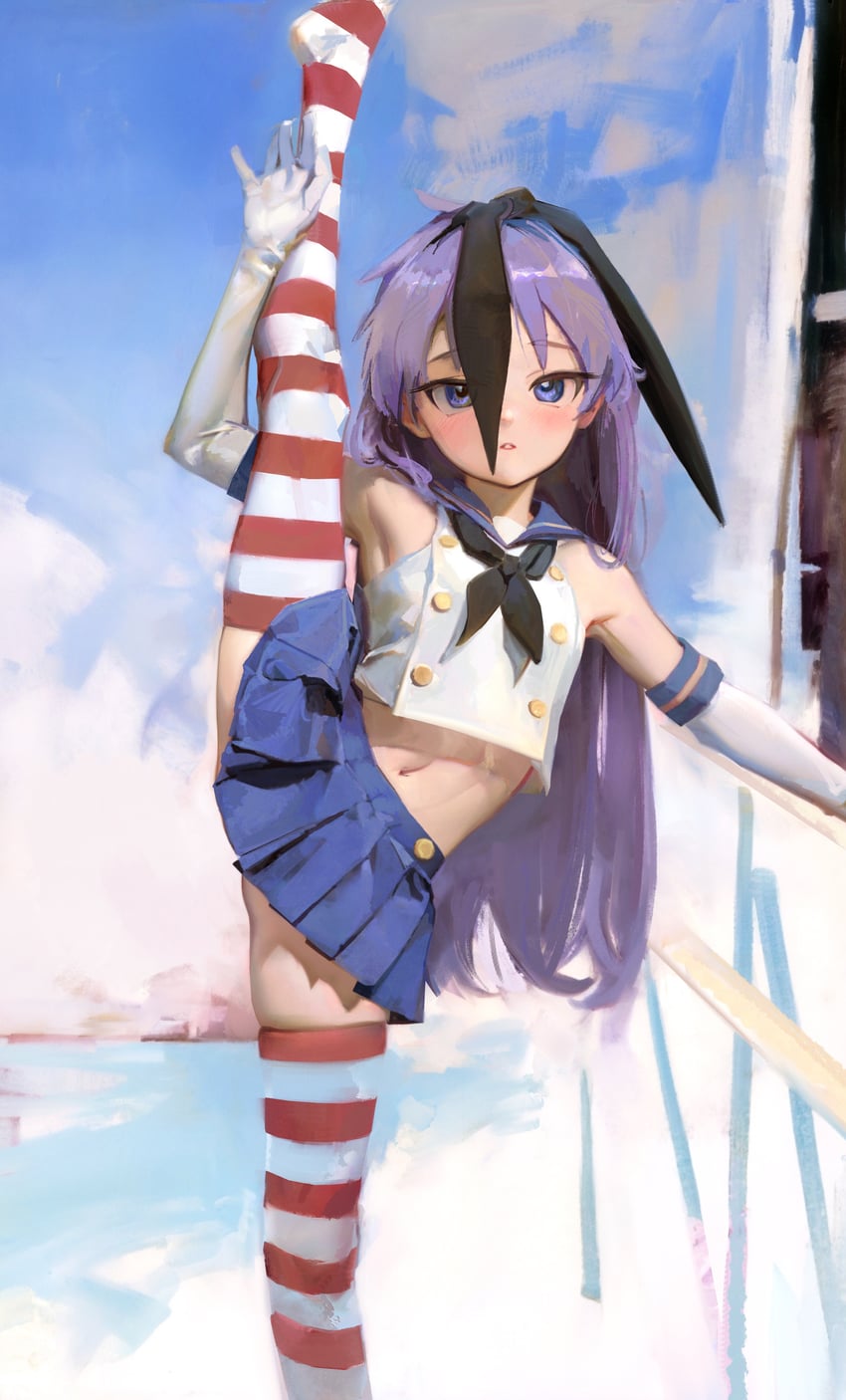shimakaze and hiiragi kagami (kantai collection and 1 more) drawn by sweetonedollar