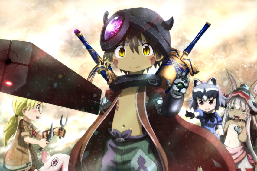 common raccoon, nanachi, reg, riko, and mitty (fate and 6 more) drawn by genya_(genya67)