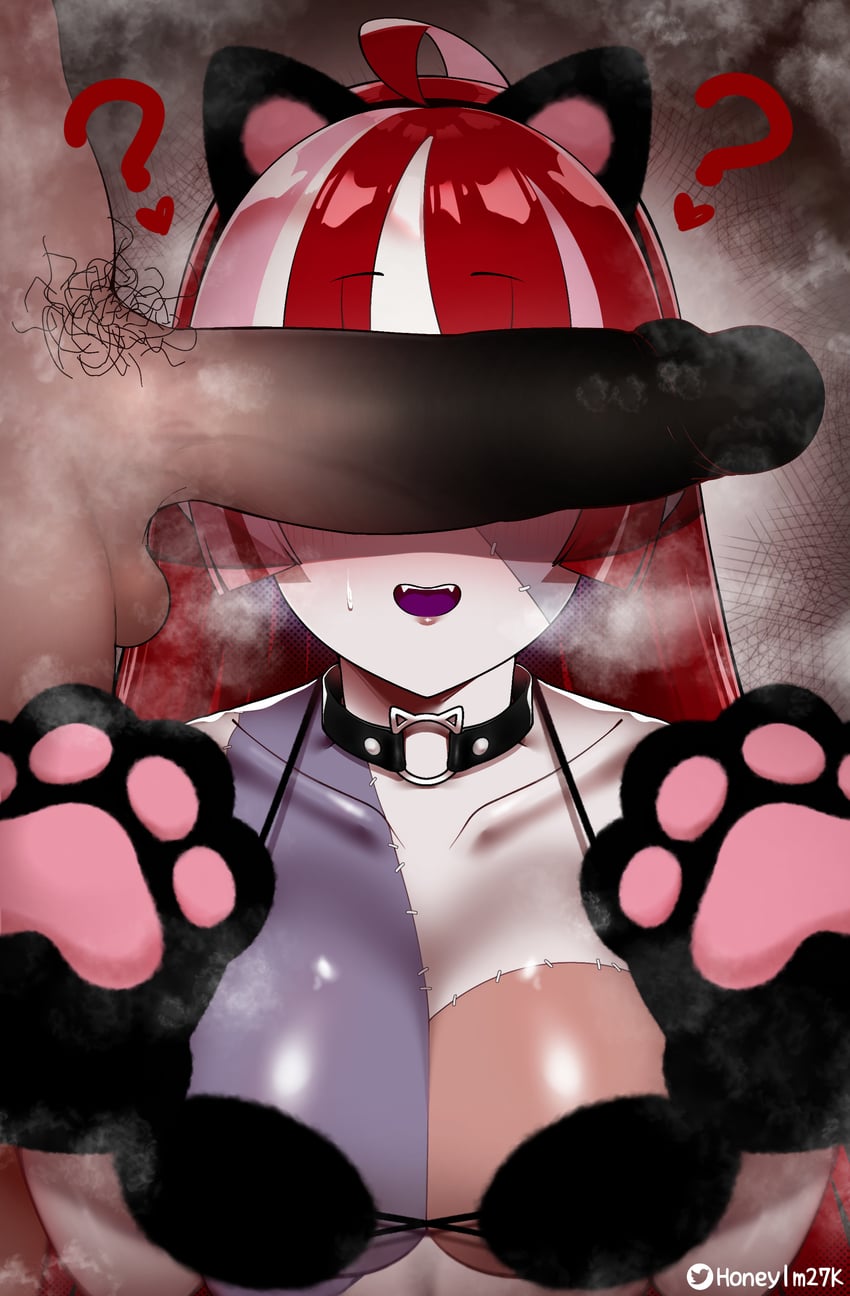 kureiji ollie (hololive and 1 more) drawn by kok_(honeymelon)