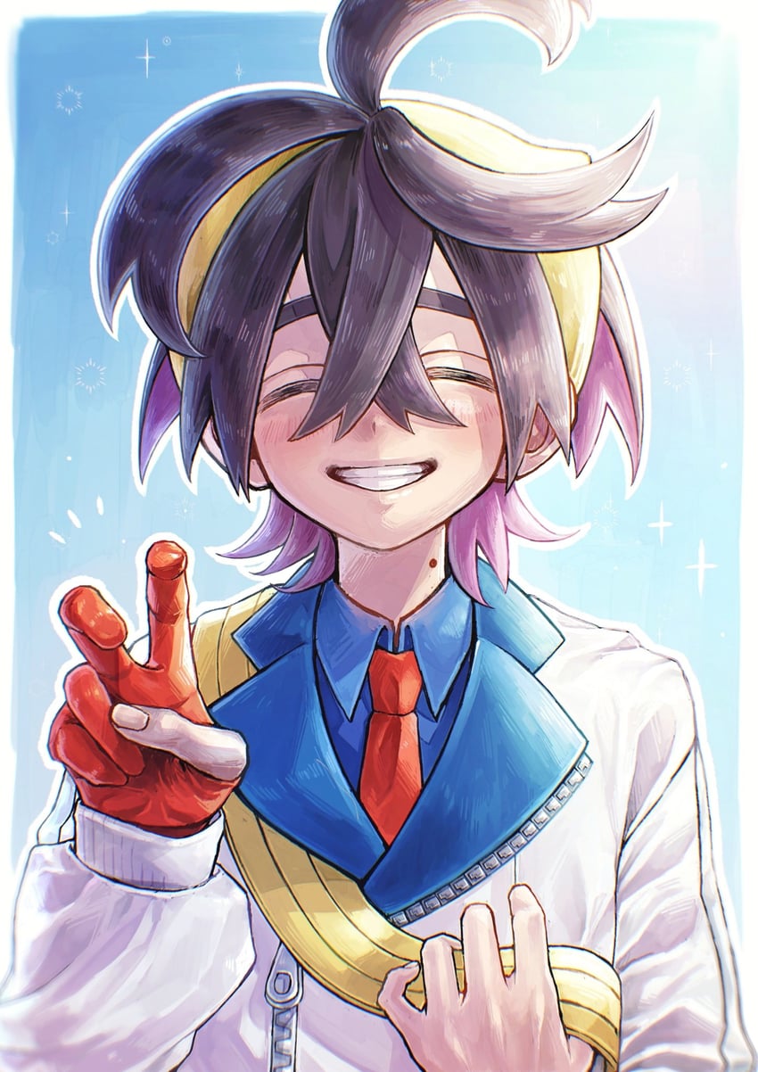 kieran (pokemon and 1 more) drawn by hnai_0
