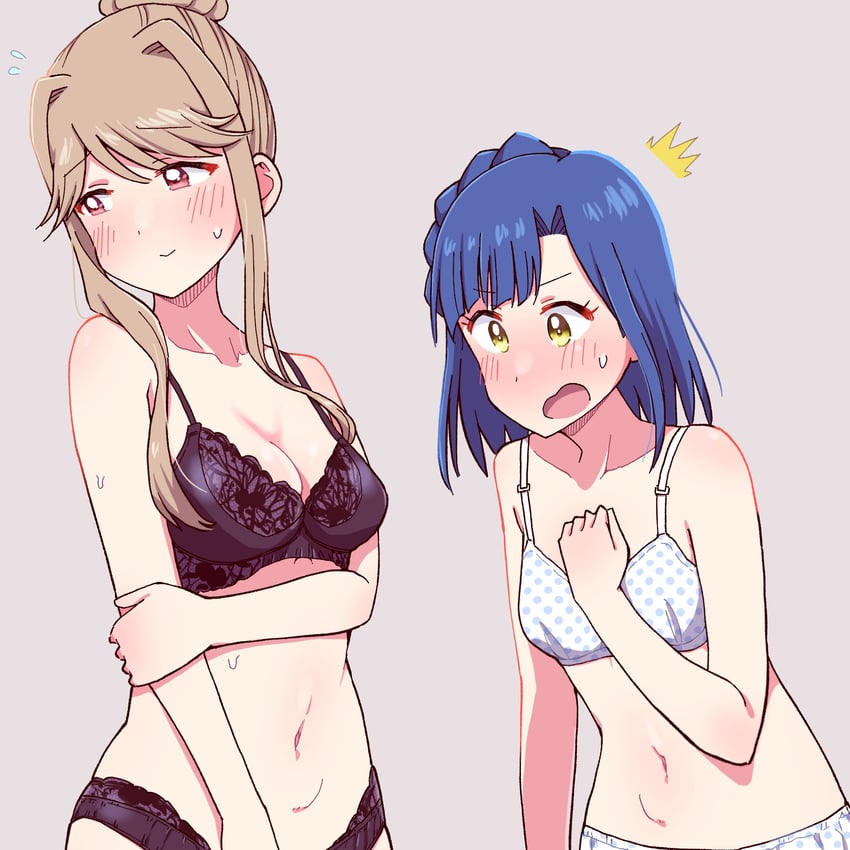 nanao yuriko and tenkubashi tomoka (idolmaster and 2 more) drawn by rickhime38