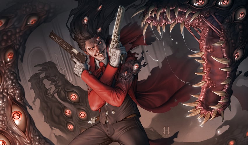 alucard (hellsing) drawn by hinchel_or