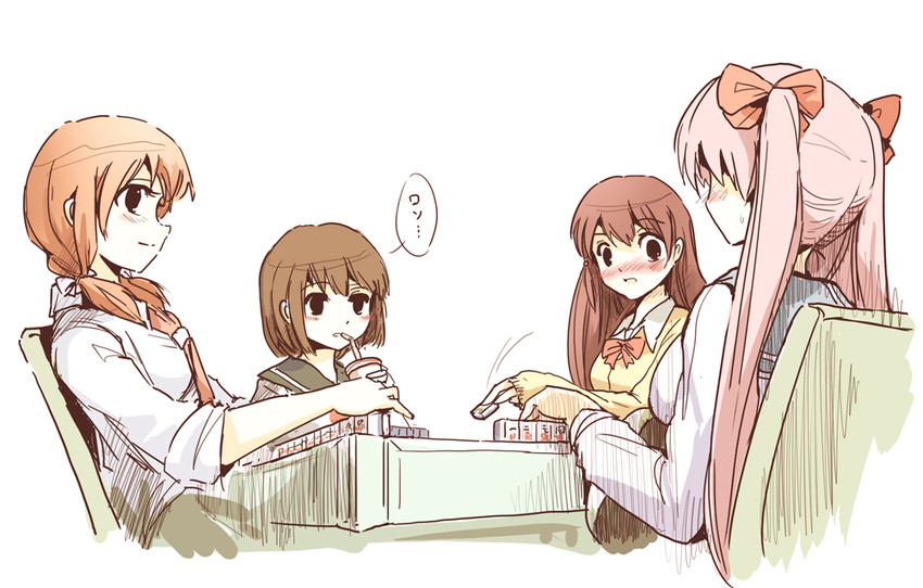 haramura nodoka, takei hisa, matsumi kuro, onjouji toki, and etopen (saki and 2 more) drawn by st06