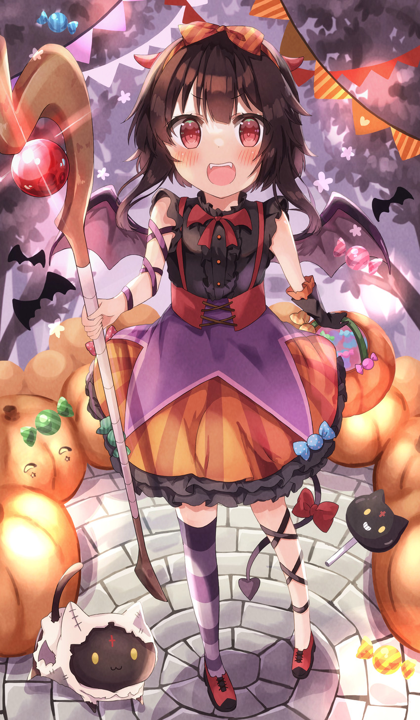 megumin and chomusuke (kono subarashii sekai ni shukufuku wo!) drawn by yuno_(suke_yuno)
