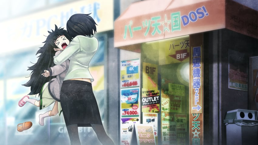 hiyajou maho and judy reyes (steins;gate and 1 more) drawn by huke