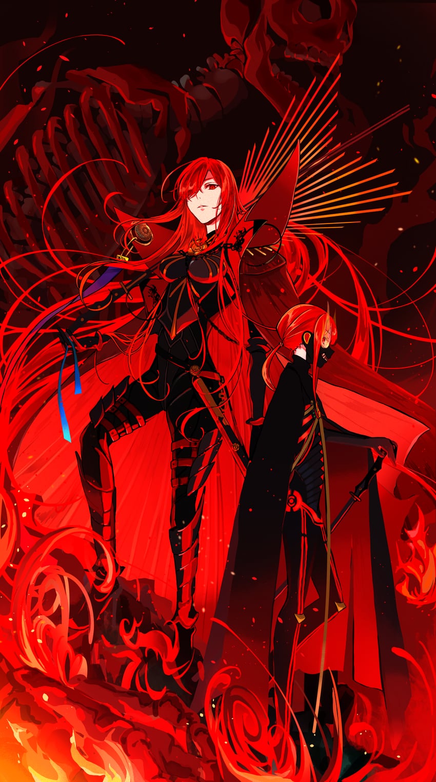 oda nobunaga and oda nobukatsu (fate and 1 more) drawn by yui_(tamagohan)
