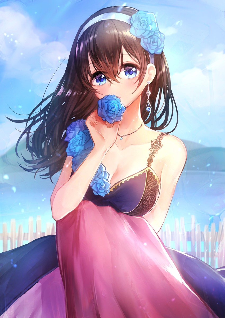 sagisawa fumika (idolmaster and 1 more) drawn by mairo