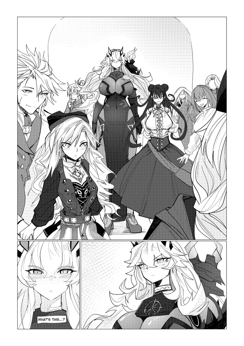 scathach, kiyohime, barghest, scathach skadi, murasaki shikibu, and 4 more (fate and 1 more) drawn by obazzotto