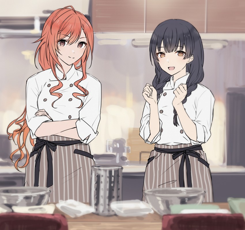 mayuzumi fuyuko, arisugawa natsuha, yukimura eri, and suzumoto akiho (idolmaster and 1 more) drawn by satsumi