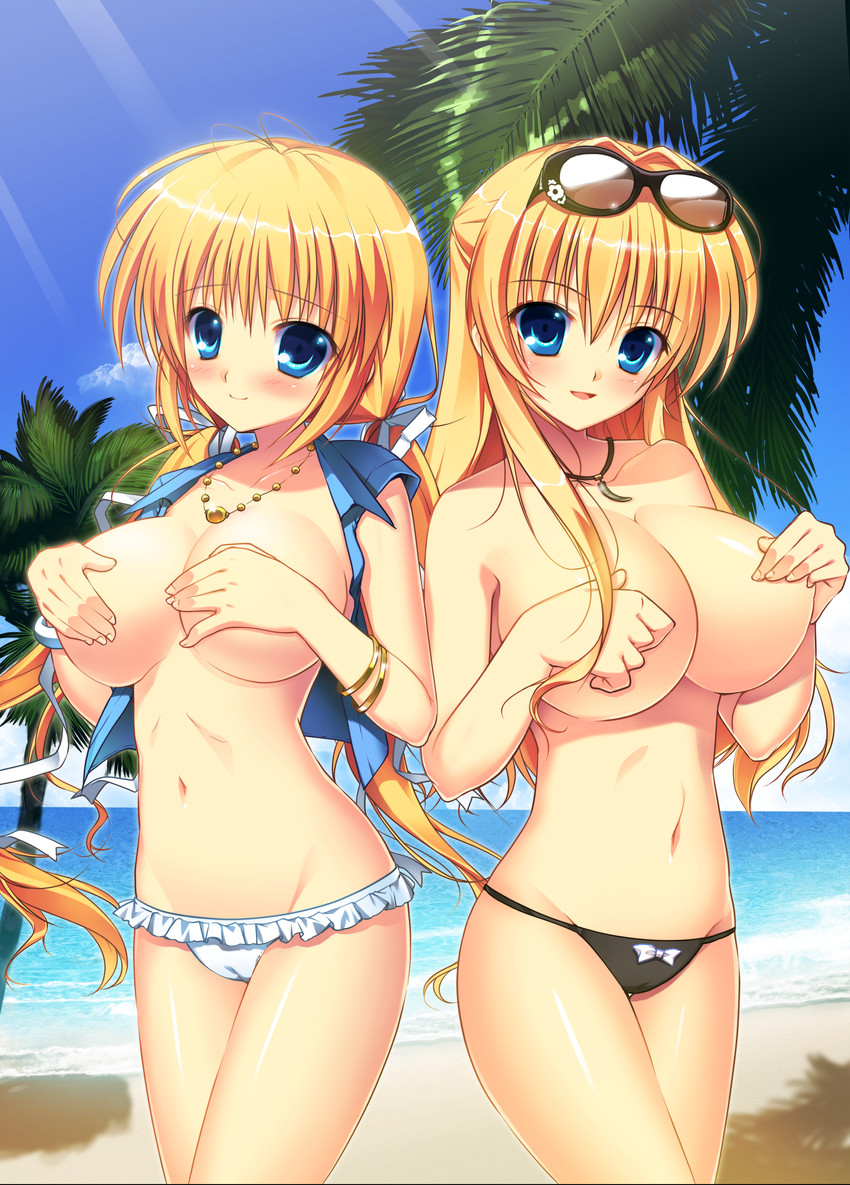 kazamatsuri koromo and kazamatsuri mana (manatsu no yoru no yuki monogatari) drawn by mikeou