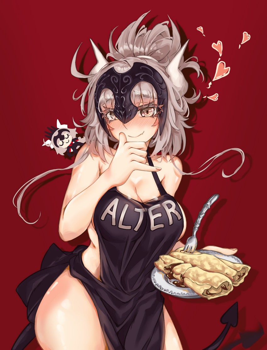 jeanne d'arc alter and lucifer (fate and 2 more) drawn by blitz_predator