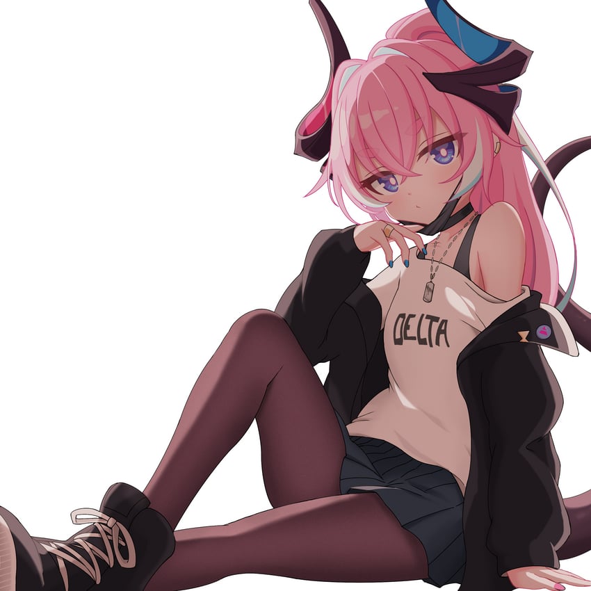 rozaliya olenyeva and delta (honkai and 1 more) drawn by budesonide