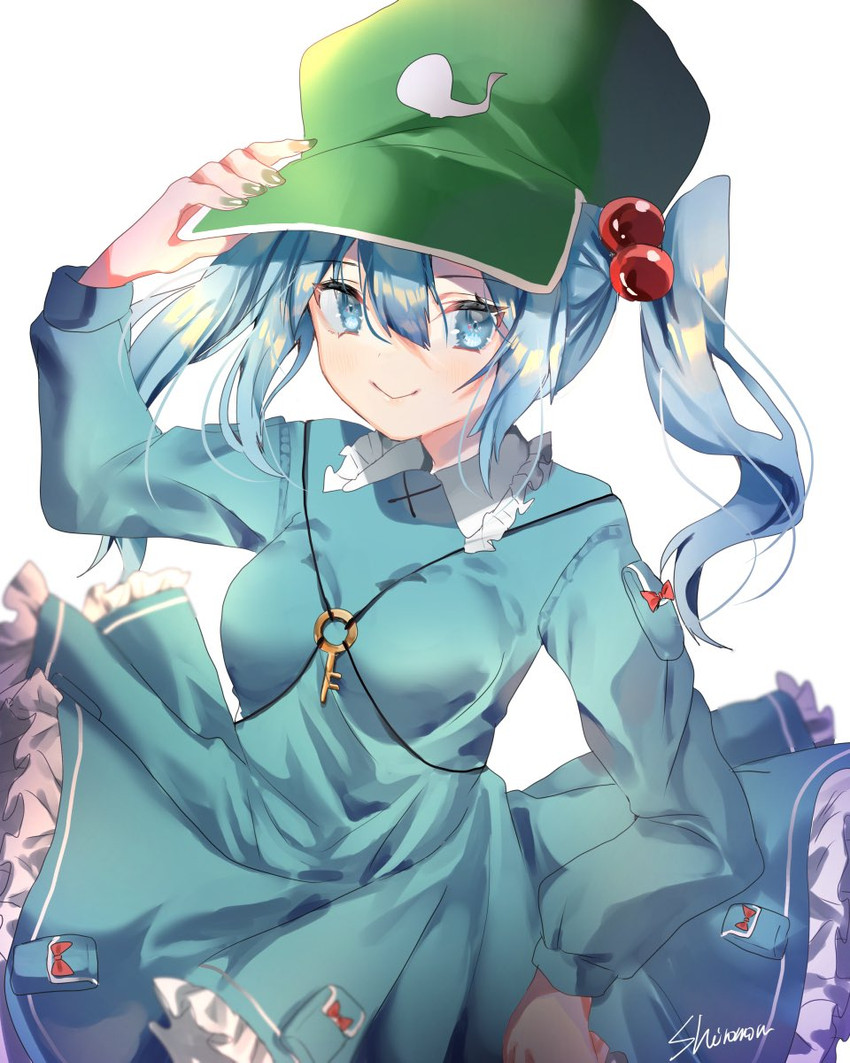 kawashiro nitori (touhou) drawn by shiromoru_(yozakura_rety)