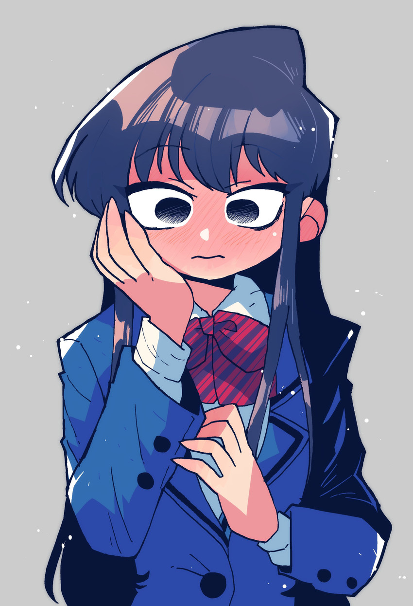 komi shouko (komi-san wa komyushou desu) drawn by rariatto_(ganguri)