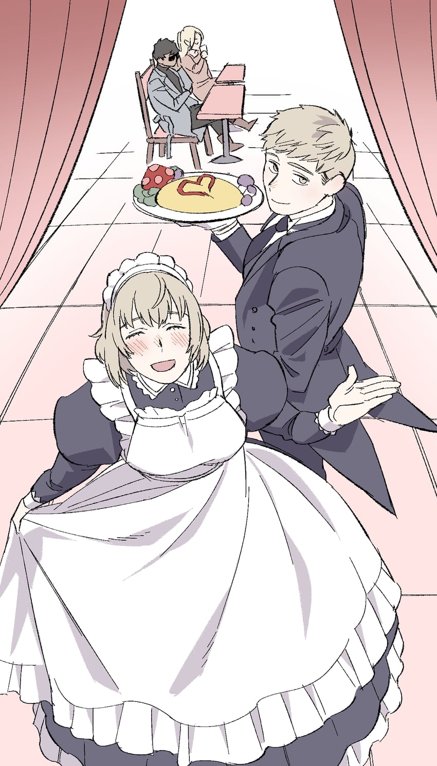 marcille donato, falin touden, laios touden, and kabru (dungeon meshi) drawn by daki_info