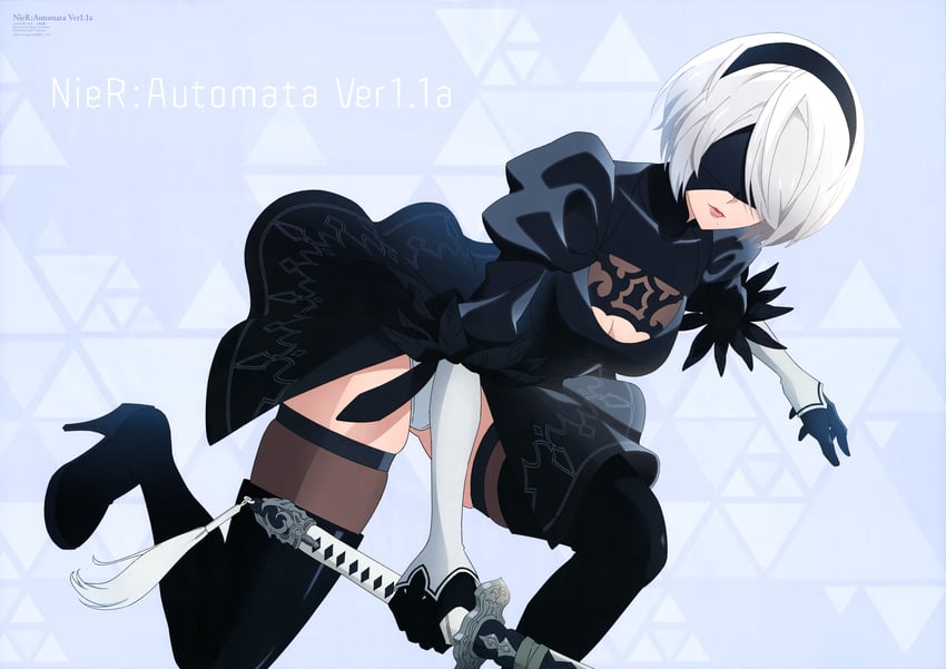 2b (nier and 1 more) drawn by nakamura_kagyuu