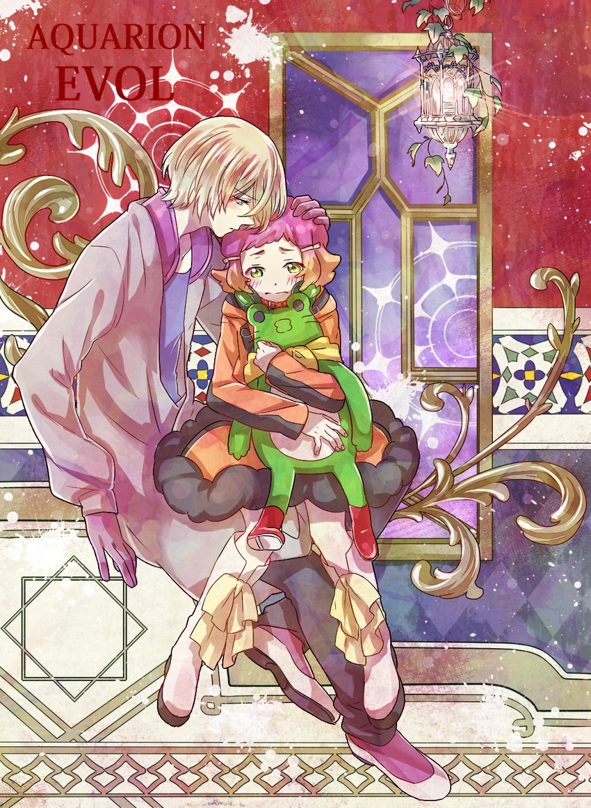 yunoha thrul, jin musou, and tama (aquarion and 1 more) drawn by suzaku_(zaku6584)
