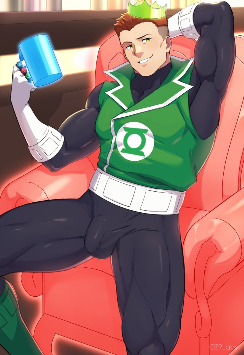green lantern and guy gardner (dc comics and 1 more) drawn by zink_(zink_mchn)
