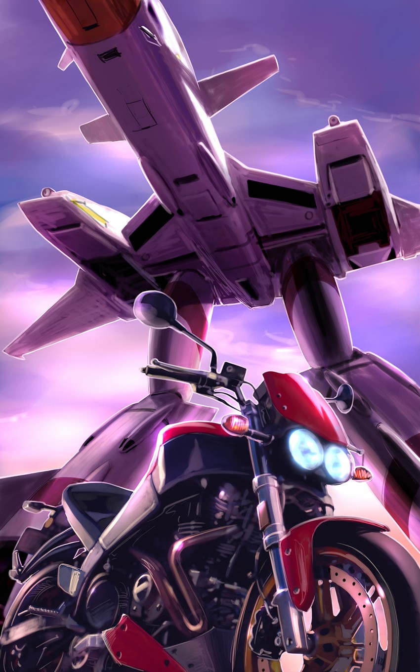 vf-4 (macross and 1 more) drawn by k-kat