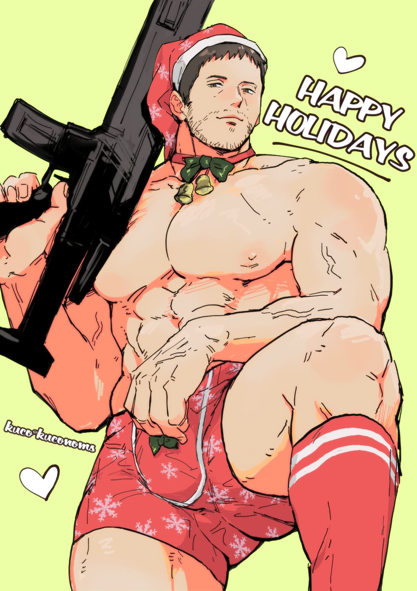 chris redfield (resident evil and 1 more) drawn by kuconoms
