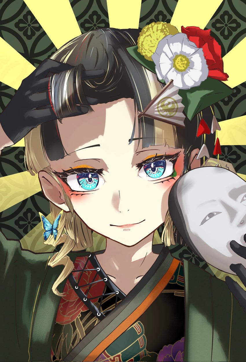 juufuutei raden (hololive and 1 more) drawn by takuotsu_(yamataku110203)