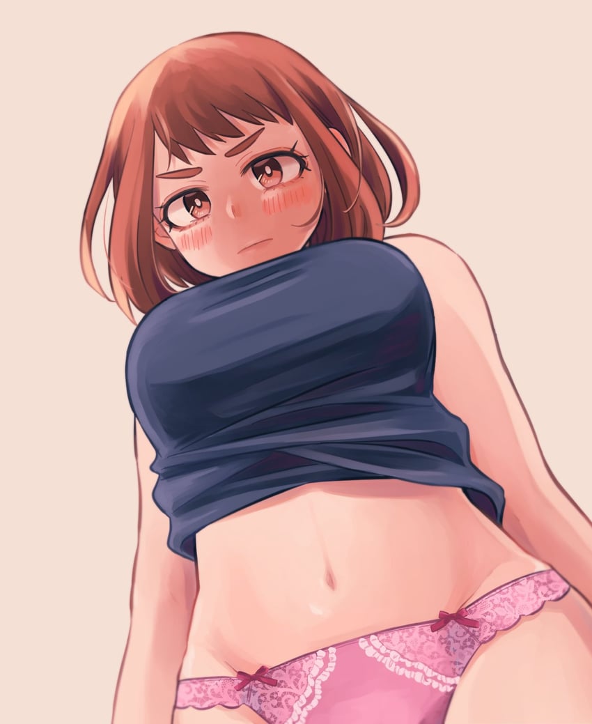 uraraka ochaco (boku no hero academia) drawn by tabetai_omochi