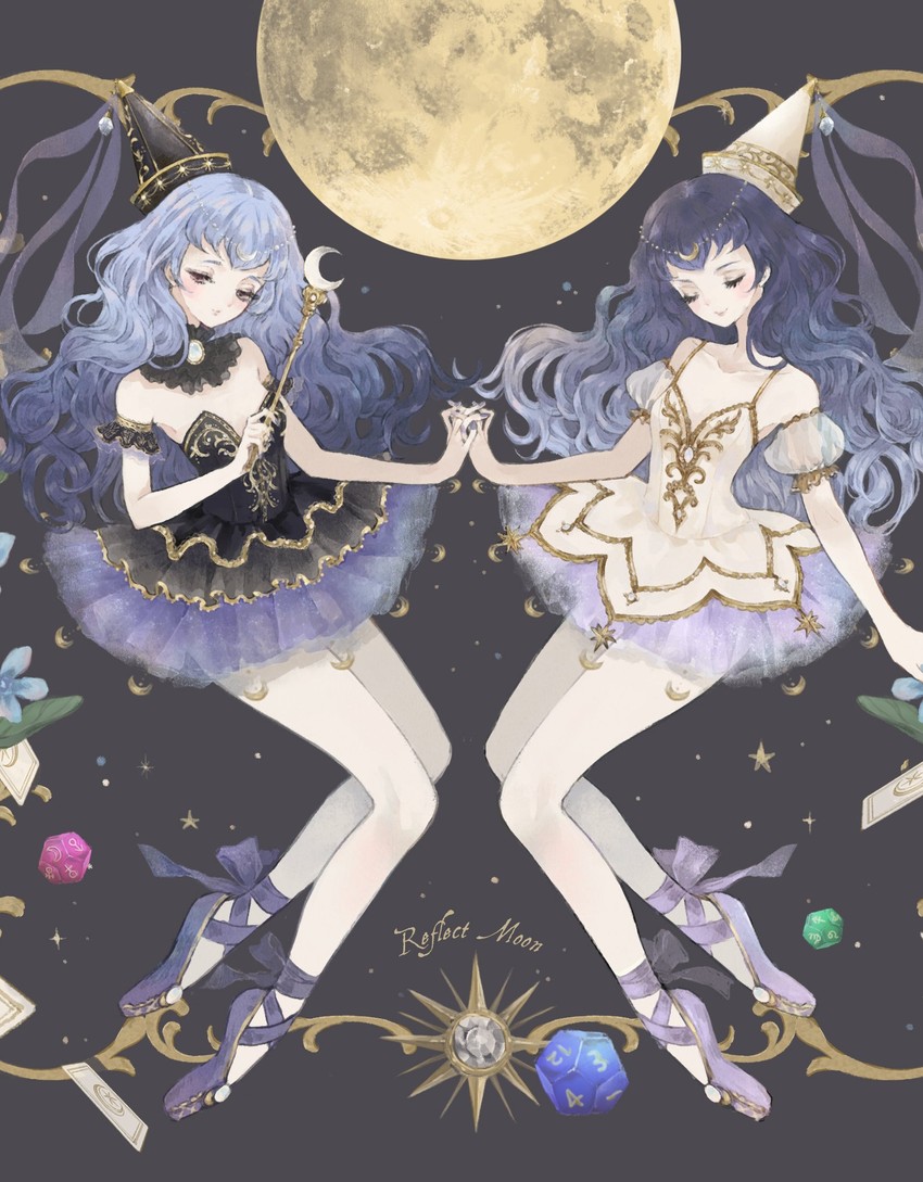 shirayuri kaguya and shirayuri sakuya (aikatsu! and 1 more) drawn by shindog