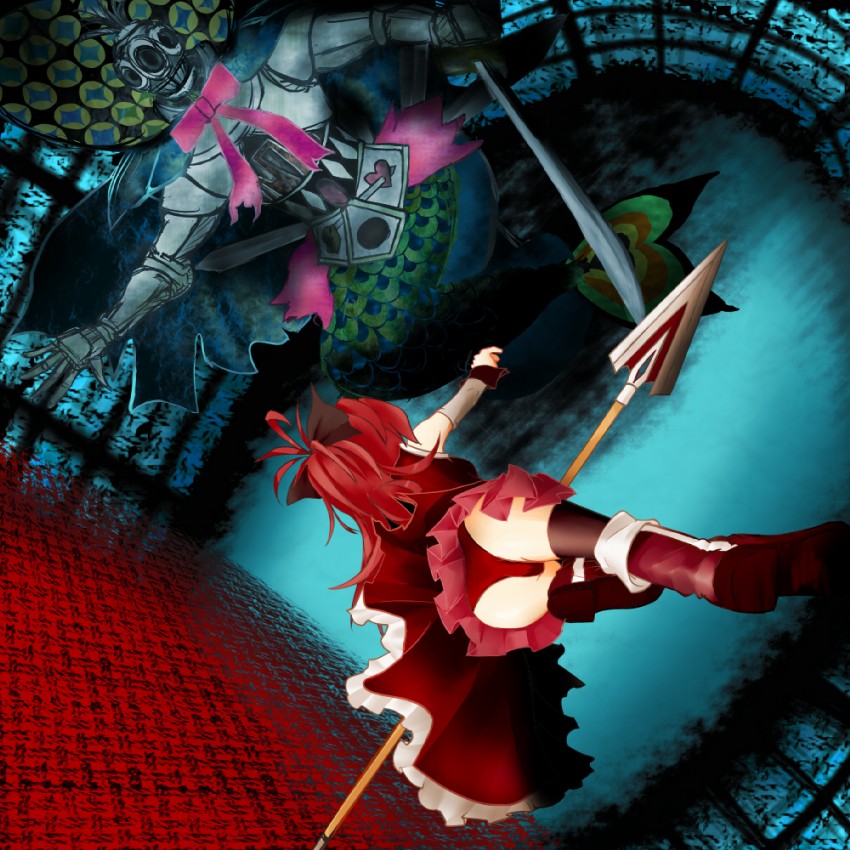 sakura kyoko and oktavia von seckendorff (mahou shoujo madoka magica) drawn by egoe