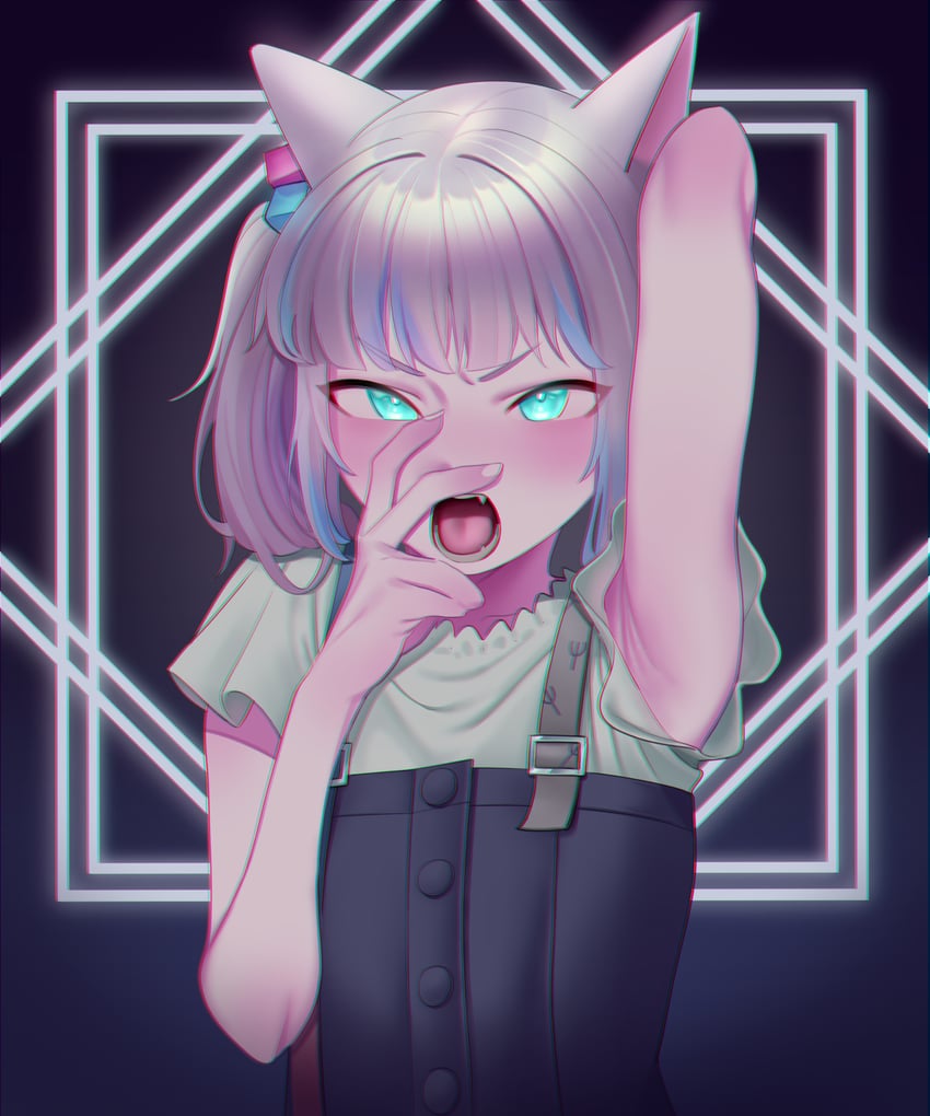 gawr gura (hololive and 1 more) drawn by matdoljangin