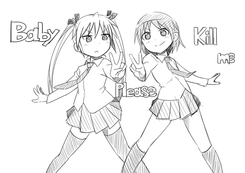 sonya and oribe yasuna (kill me baby) drawn by kai_(makkai)