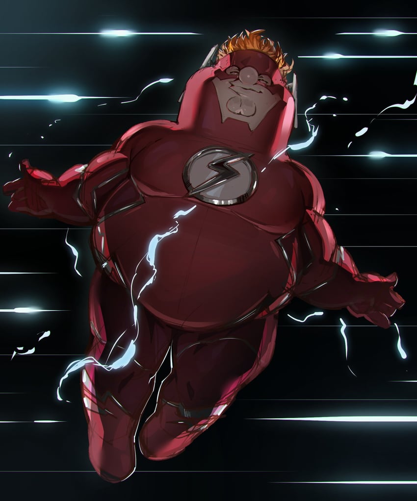 peter griffin and the flash (dc comics and 2 more) drawn by kowai_(iamkowai)