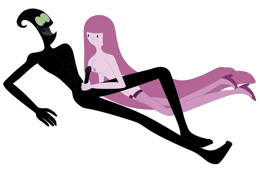 princess bonnibel bubblegum and nergal (adventure time and 1 more) drawn by nathaniel718