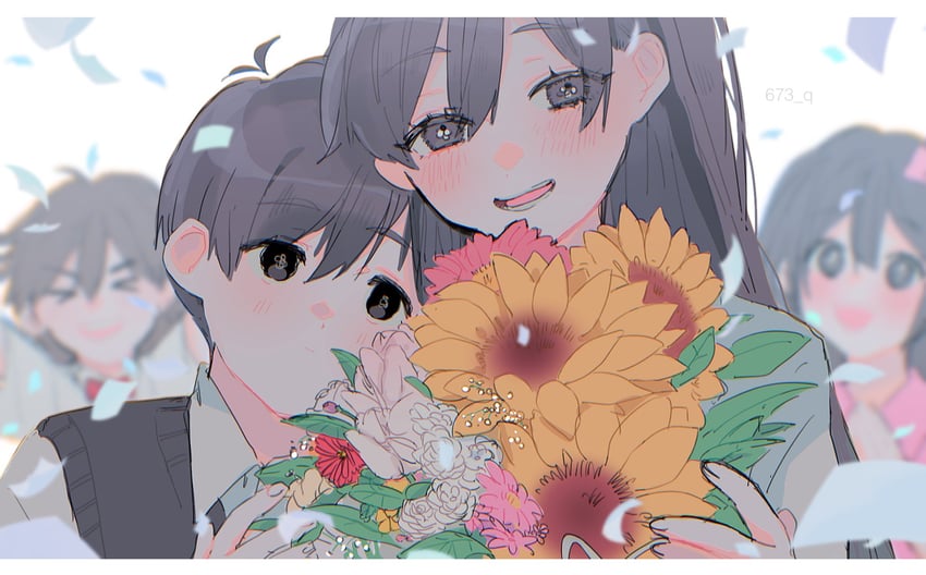 sunny, aubrey, kel, and mari (omori) drawn by 673_q