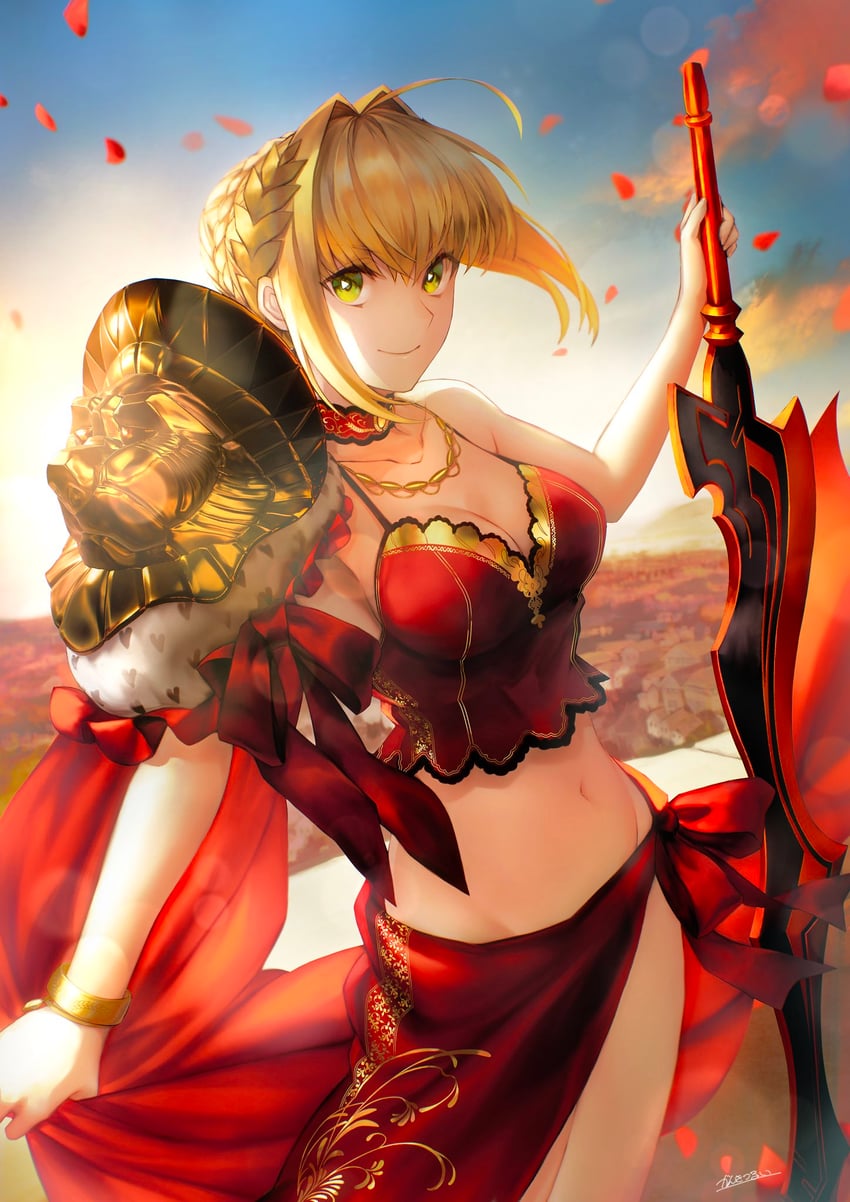 nero claudius (fate and 2 more) drawn by kankitsurui_(house_of_citrus)