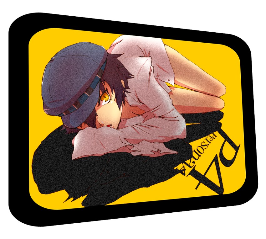 shirogane naoto (persona and 1 more) drawn by r2r008