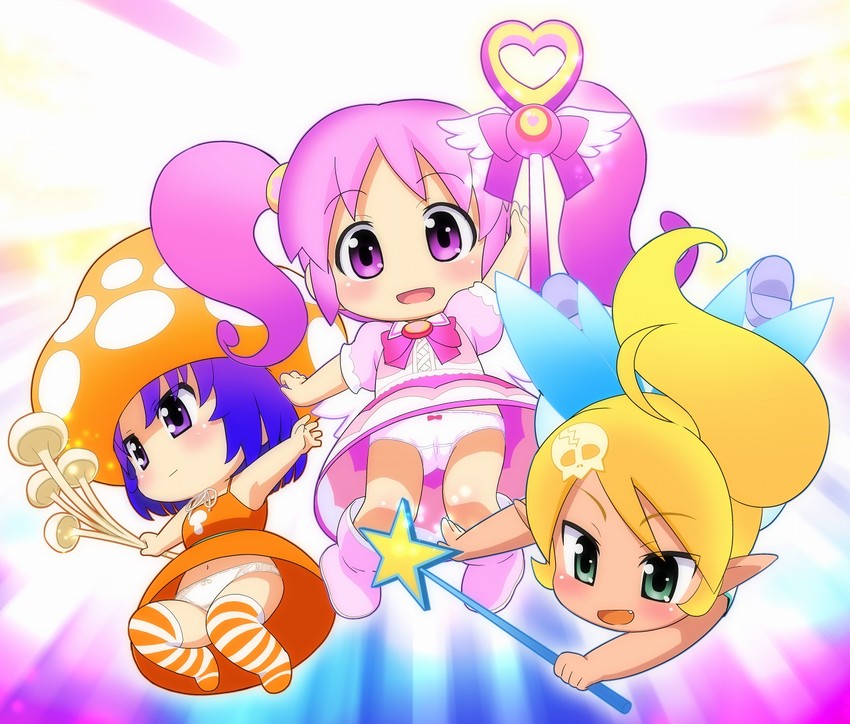 pikupiku, shirushiru, and korokoro (gdgd fairies) drawn by hiro_hiroki