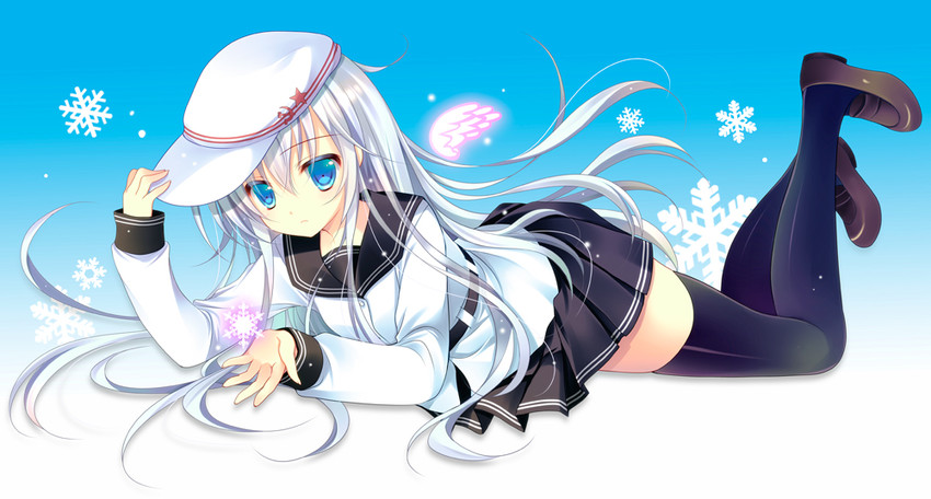 hibiki and verniy (kantai collection) drawn by shirogane_hina